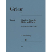 Edvard Grieg : Œuvres complètes - Violon et Piano - Henle Verlag Urtext