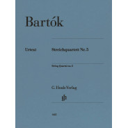 Bela Bartok : Quatuor à cordes N°5 - Henle Verlag Urtext