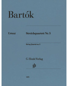 Bela Bartok : Quatuor à cordes N°5 - Henle Verlag Urtext