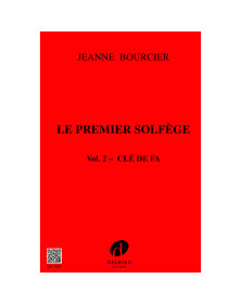 Jeanne Bourcier : Le Premier solfège Vol.2 - Clé de Fa