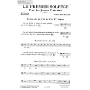 Jeanne Bourcier : Le Premier solfège Vol.2 - Clé de Fa