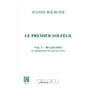 Jeanne Bourcier : Le Premier solfège Vol. 3 - Les 2 clés