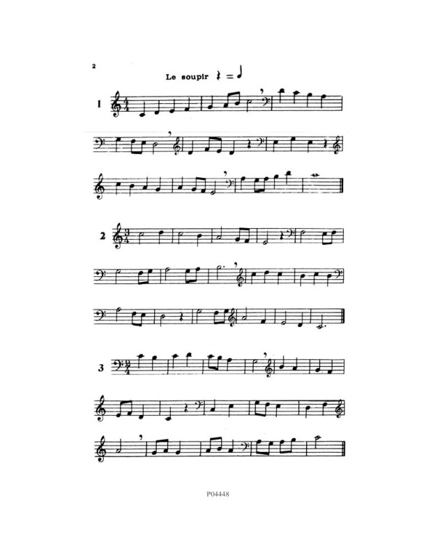 Solfège des débutants - clés de sol et fa - Henri Classens - Combre
