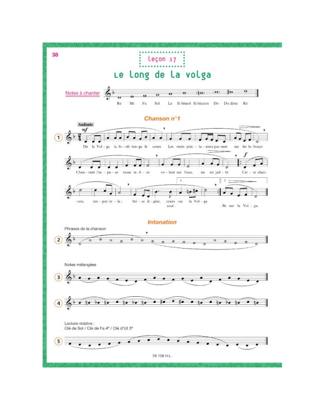 Voyage en chansons Vol. 2 - Catherine Keller - Editions Henry Lemoine