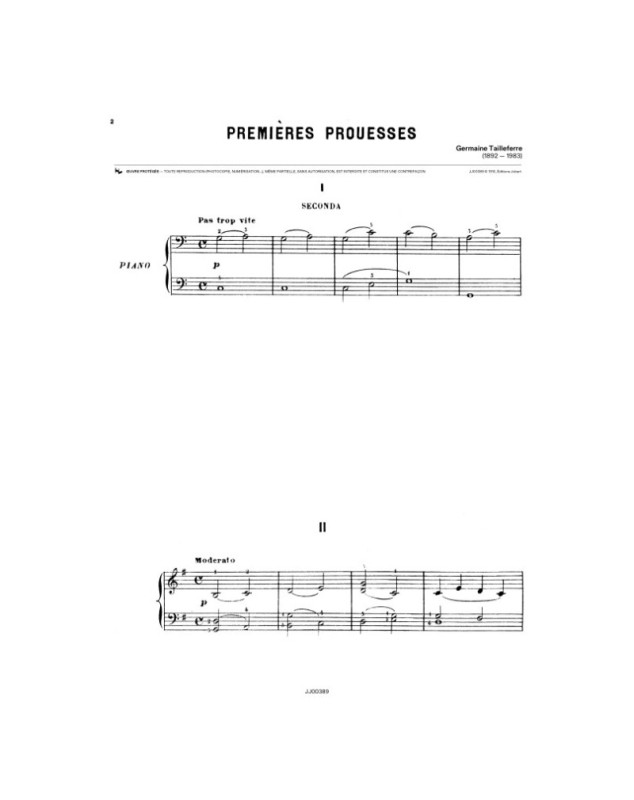 Germaine Taillefer : Premières Prouesses