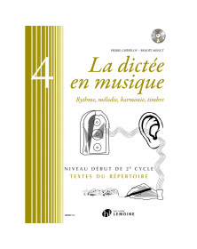 La dictée en musique Vol. 4 (élève) - Chepelov - Menut - Henry Lemoine