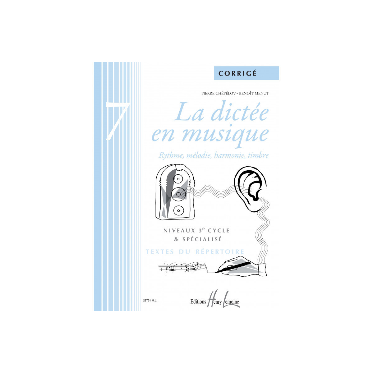 La dictée en musique Vol. 7 - Corrigés