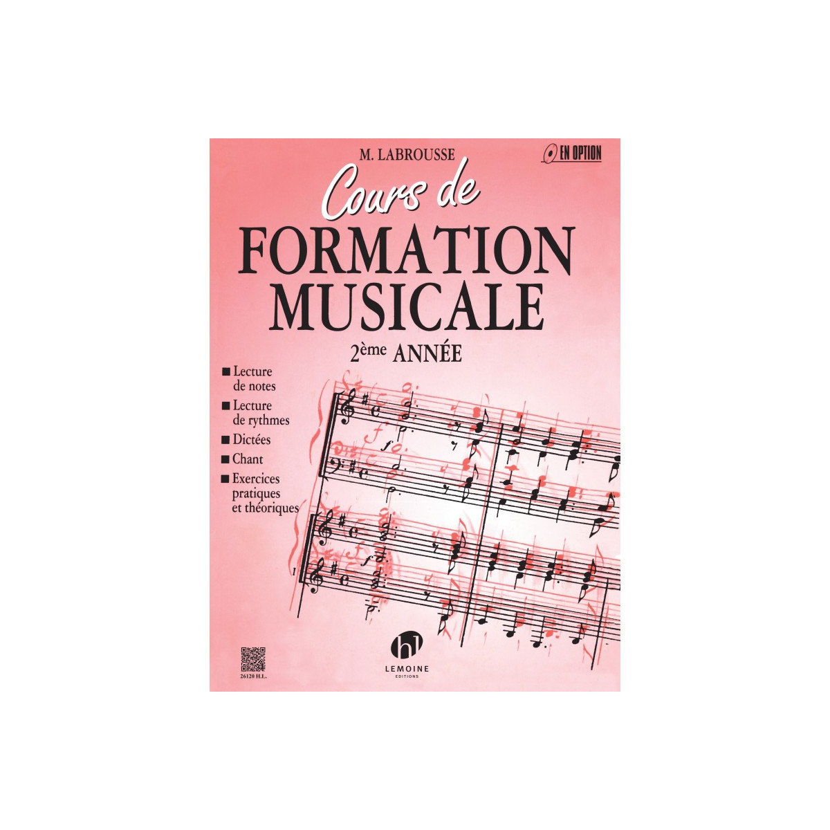 Cours de formation musicale Vol.2 - Labrousse - Editions Henry Lemoine