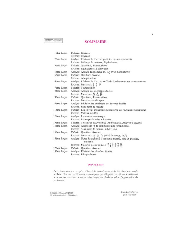 Le Guide de formation musicale Vol. 7 - moyen - Truchot Mériot - Combre