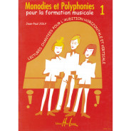 Jean-Paul Joly : Monodies et polyphonies Volume 1