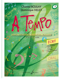 Chantal Boulay : A Tempo - Partie Ecrite - Volume 7