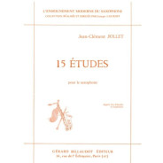 Jean-Clément Jollet : 15 Etudes Pour Le Saxophone