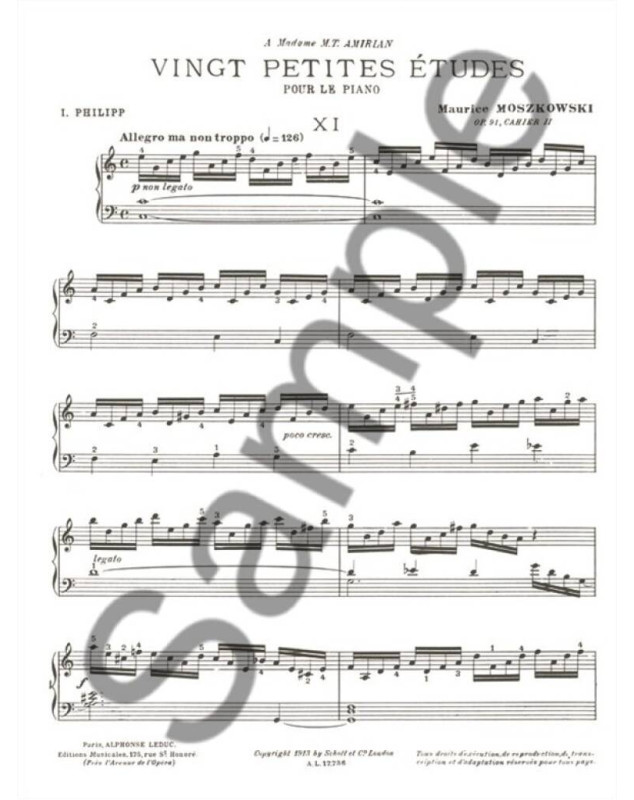 20 Petites Études Op.91 Vol.2