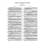 20 Petites Études Op.91, Volume 1