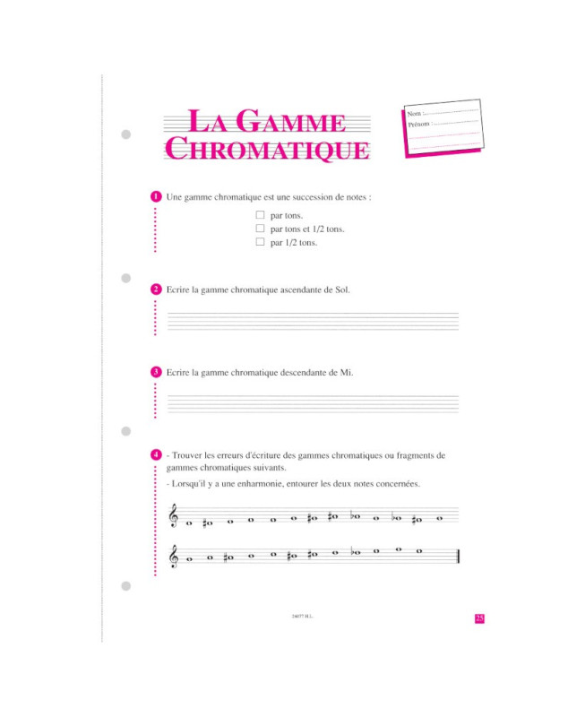 Théorie-tests Vol.3 - Annie Ledout - Editions Henry Lemoine