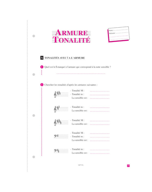Théorie-tests Vol.3 - Annie Ledout - Editions Henry Lemoine