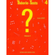 Théorie-tests Volume 4 - Annie Ledout - Editions Henry Lemoine