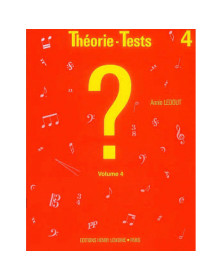 Théorie-tests Volume 4 - Annie Ledout - Editions Henry Lemoine