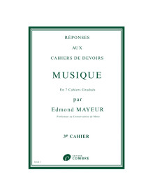 Réponses aux devoirs du Cahier 3