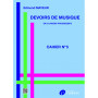Edmond Mayeur : Devoirs de musique cahier N°5