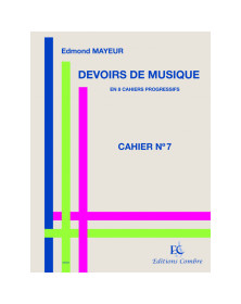 Devoirs de musique cahier N°7