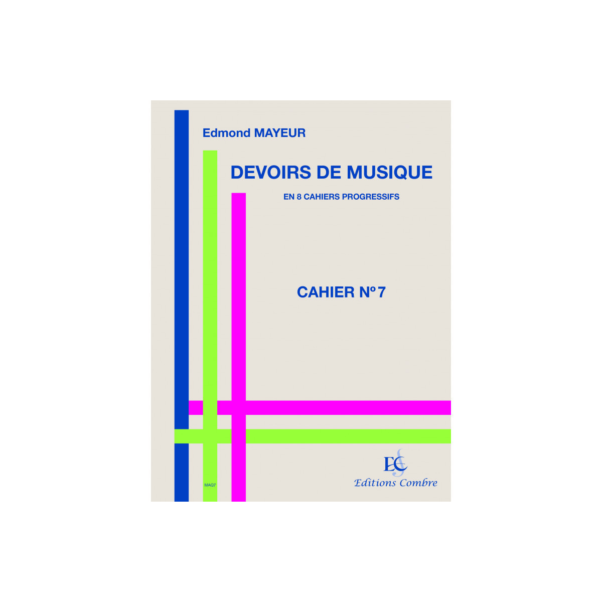 Devoirs de musique cahier N°7