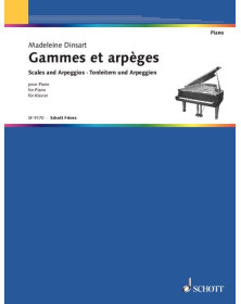 Madeleine Dinsart : Gammes et Arpèges -  Procédé mnémonique pour le Piano