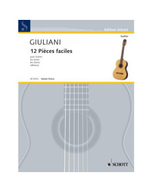 Mauro Giuliani : Douze (12) Pièces Faciles pour Guitare