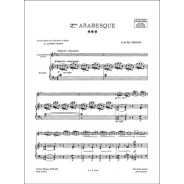 Claude Debussy : Deuxième (2eme) Arabesque pour Clarinette et Piano