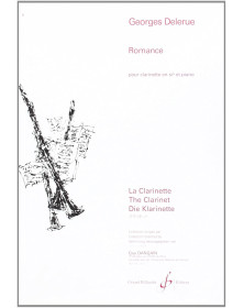 Georges Delerue : Romance pour  Clarinette sib et Piano