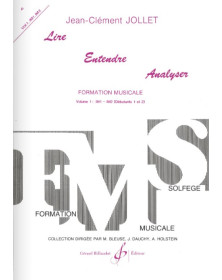 Jean-Clément Jollet : Lire Entendre Analyser Vol. 1 - Professeur