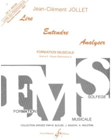 Jean-Clément Jollet : Lire Entendre Analyser Vol. 5 - Professeur