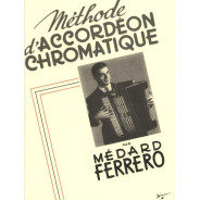 Médard Ferrero : Méthode d'accordéon chromatique - Jaune