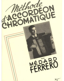 Médard Ferrero : Méthode d'accordéon chromatique - Jaune
