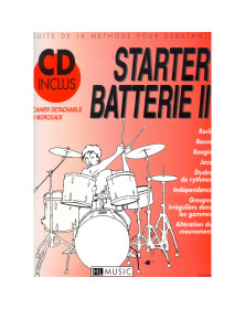 Starter batterie Vol.2 - Patrick Billaudy - Editions Henry Lemoine