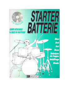 Starter batterie Vol.1 - Patrick Billaudy - Editions Henry Lemoine