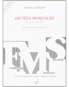 Dictées Musicales Vol. 3 -...