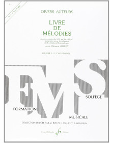 Livre De Mélodies Vol. 2