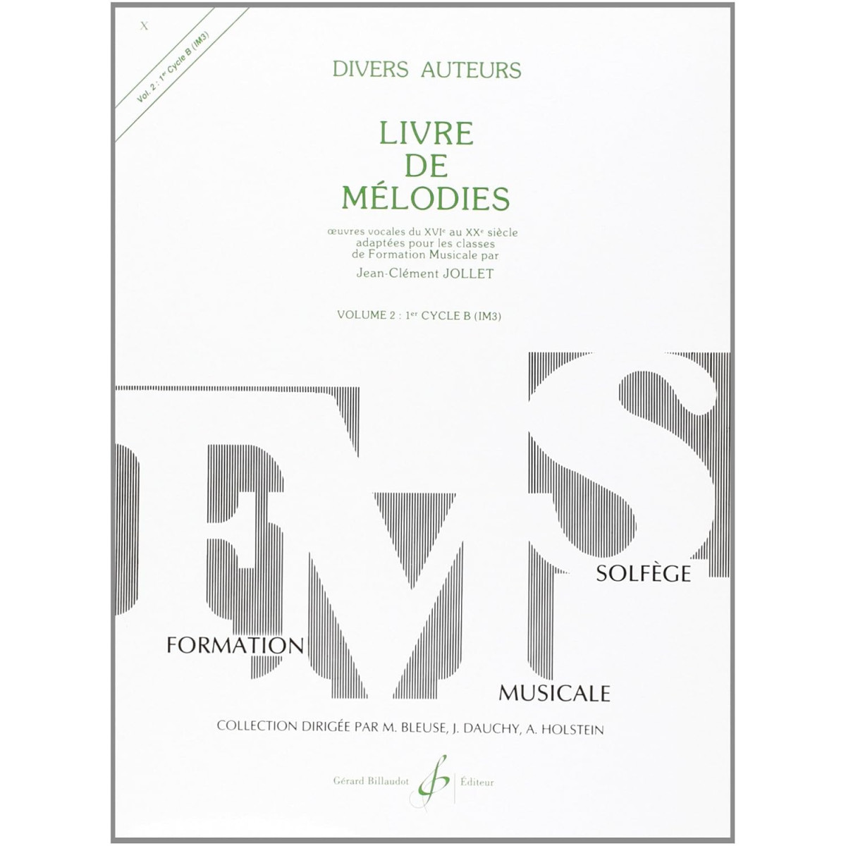 Livre De Mélodies Vol. 2