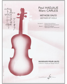 Paul Hadjaje et Marc Carles : Méthode D'Alto Vol. 2