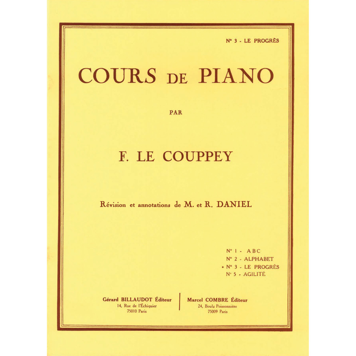 Cours De Piano N°3 : Le Progrès