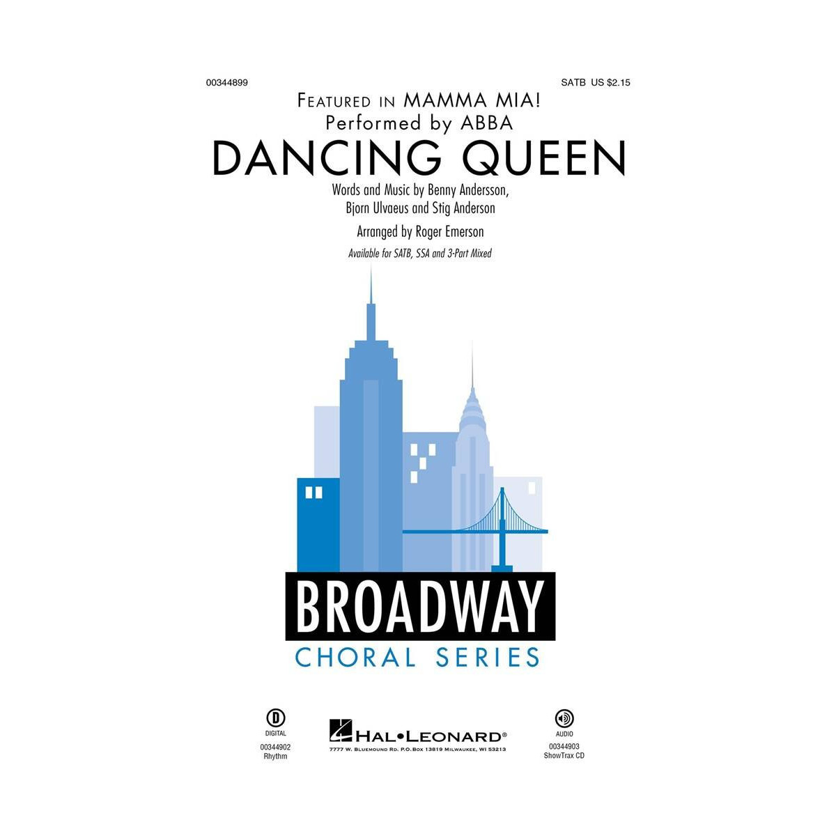 ABBA : Dancing Queen (SATB) Arrangement de Roger Emerson