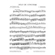André Messager : Solo De Concours pour Clarinette et Piano