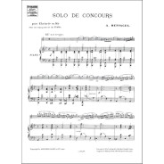André Messager : Solo De Concours pour Clarinette et Piano