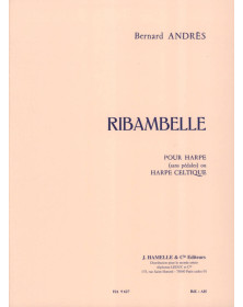 Ribambelle - Harpe - Bernard Andres - Editions Alphonse Leduc