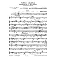 Paul Jeanjean : 20 Etudes Progressives et Mélodiques Vol. 1