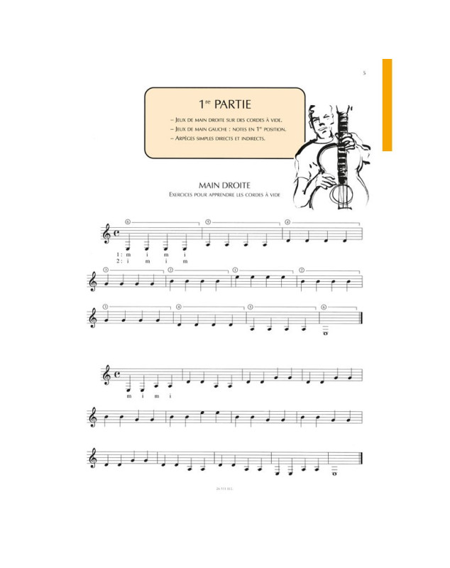 Délia Estrada : La Guitare en jouant - Editions Henry Lemoine