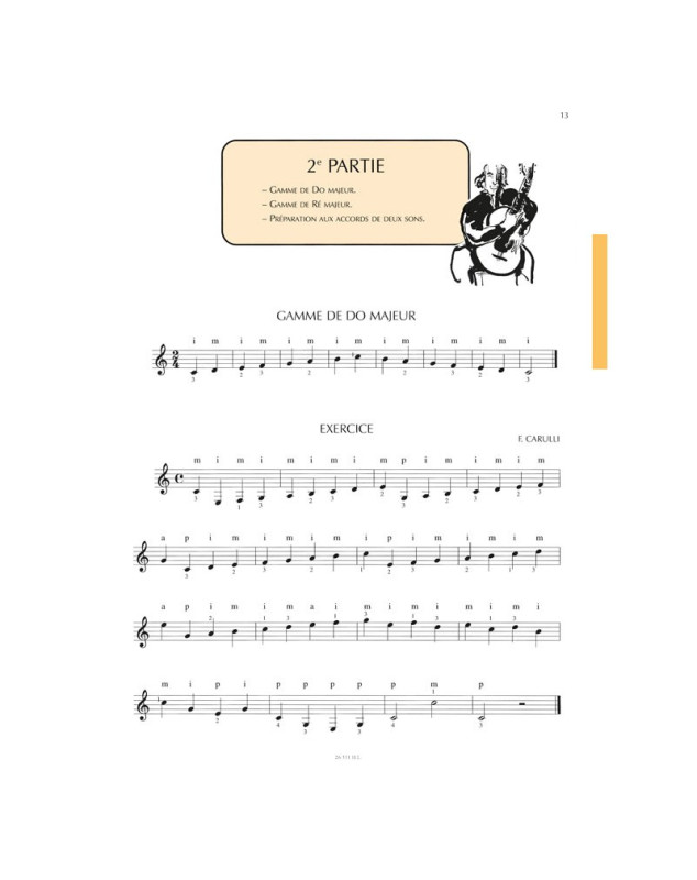 Délia Estrada : La Guitare en jouant - Editions Henry Lemoine