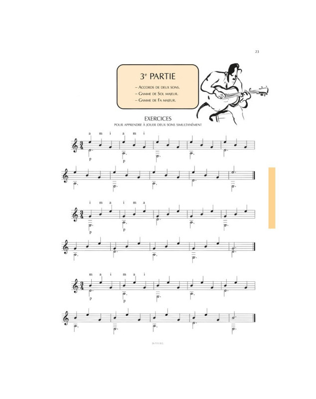 Délia Estrada : La Guitare en jouant - Editions Henry Lemoine