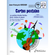Jean-François Verdier : Cartes Postales Vol. 1 pour violon et piano